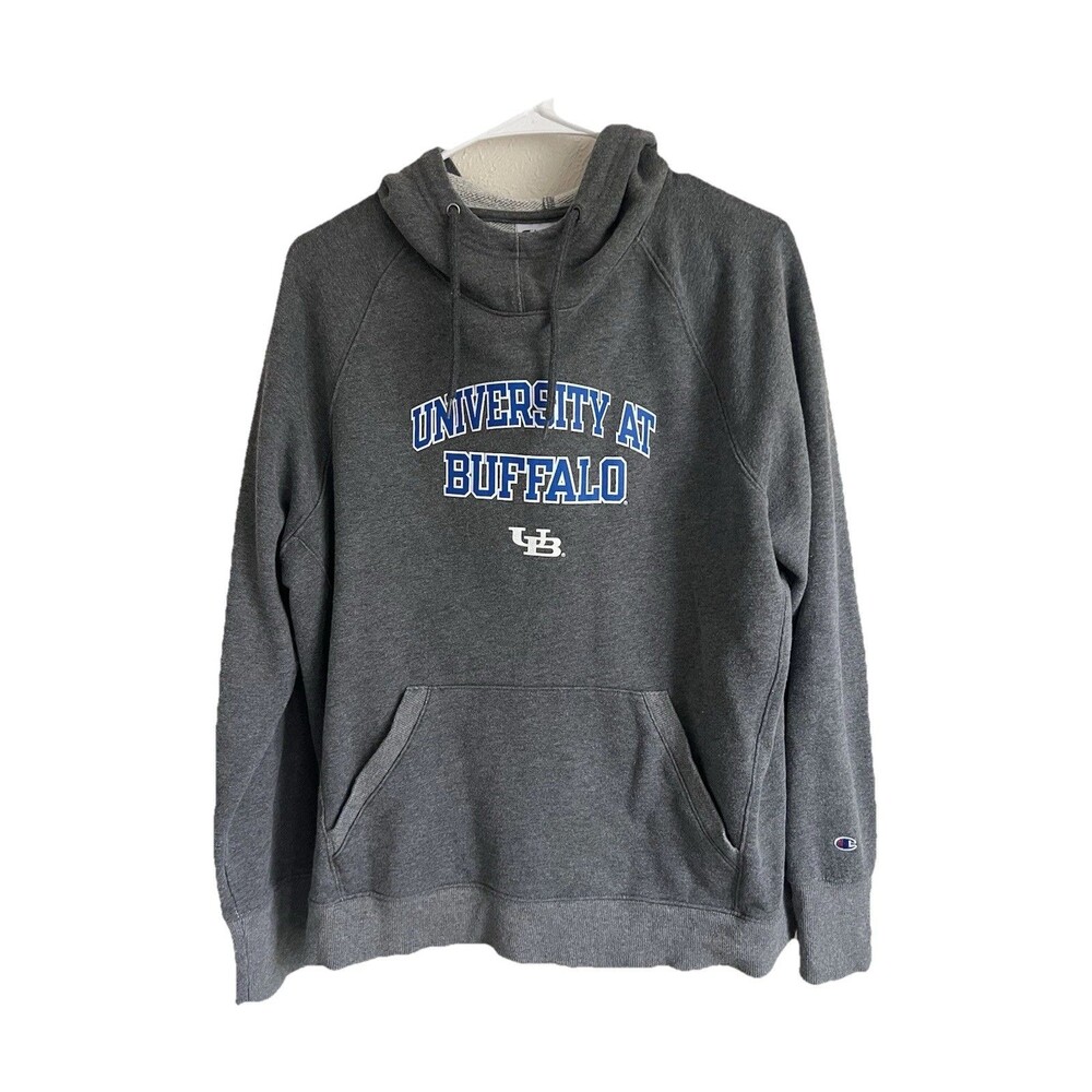 Champion University at Buffalo Funnel Neck Sweatshirt Women’s XL Gray